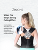 Zinons Unisex Adjustable Back Posture Belt